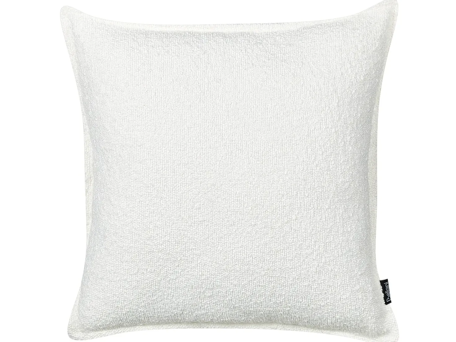 Set di 2 cuscini SENECIA Bouclé 45 x 45 cm Bianco sporco Tinta unita