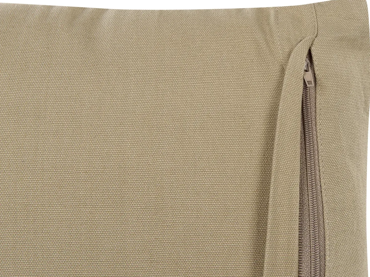 Set di 2 cuscini SENECIO Cotone 45 x 45 cm Beige Trama geometrica
