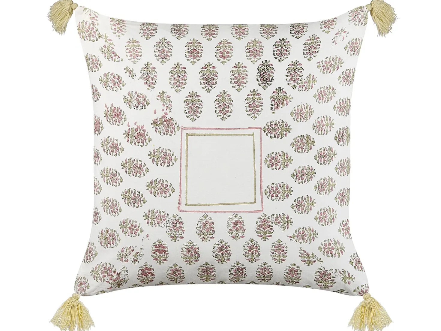Set di 2 cuscini SETOSA Cotone 45 x 45 cm Multicolore Trama geometrica
