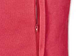 Set di 2 cuscini SIDERASIS Velluto 45 x 45 cm Rosso Scritta