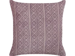 Set di 2 cuscini SILYBUM Velluto 45 x 45 cm Rosa Trama geometrica