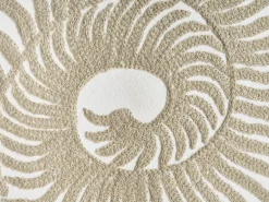 Set di 2 cuscini SINDORA Cotone 45 x 45 cm Bianco Trama animale