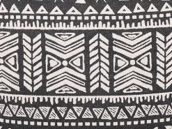 Set di 2 cuscini SIRVAN Cotone 45 x 45 cm Nero Trama geometrica