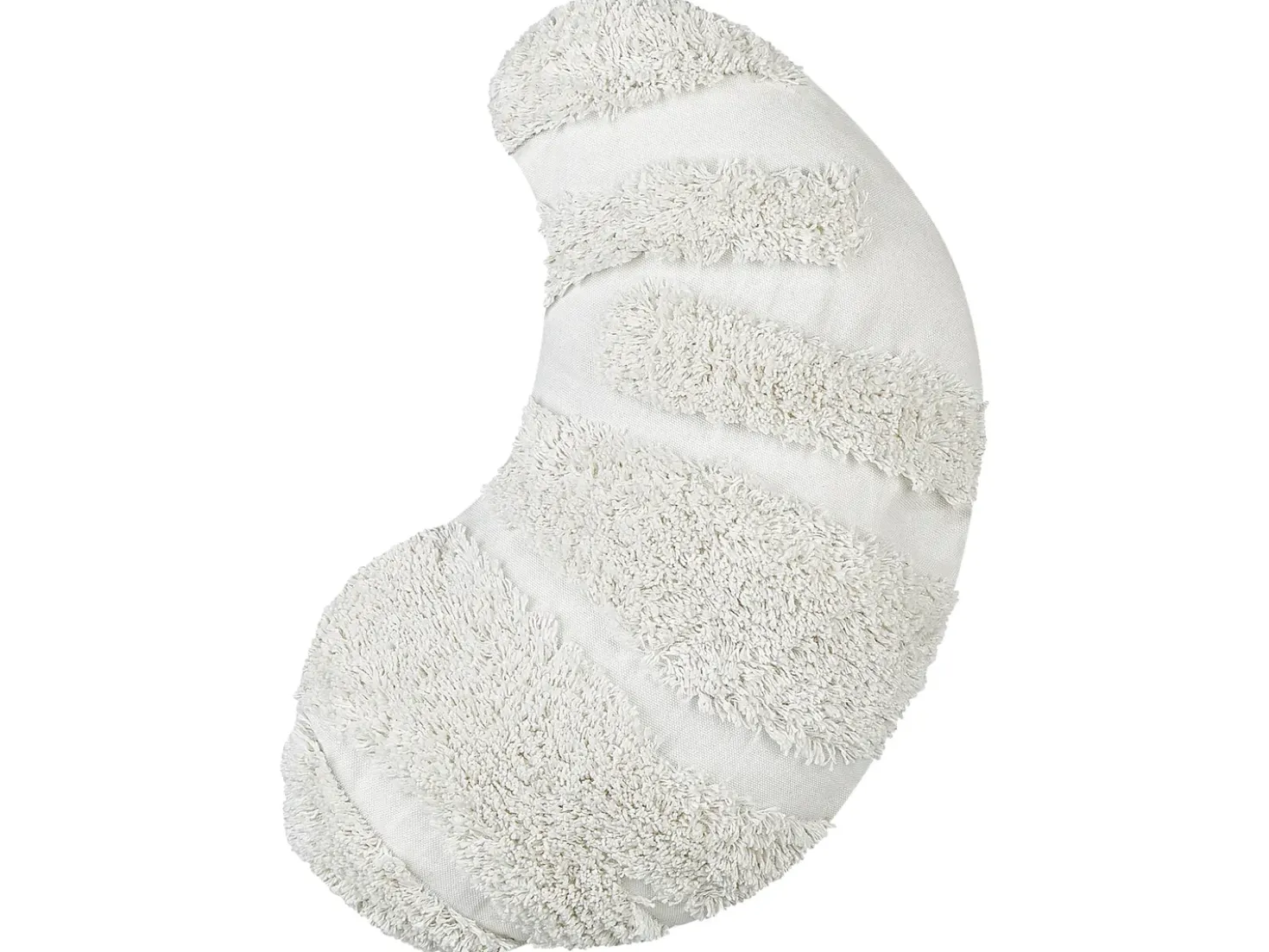 Set di 2 cuscini SNOWDROP Cotone 40 x 25 cm Bianco