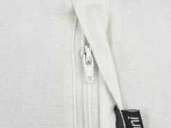 Set di 2 cuscini SNOWDROP Cotone 40 x 25 cm Bianco