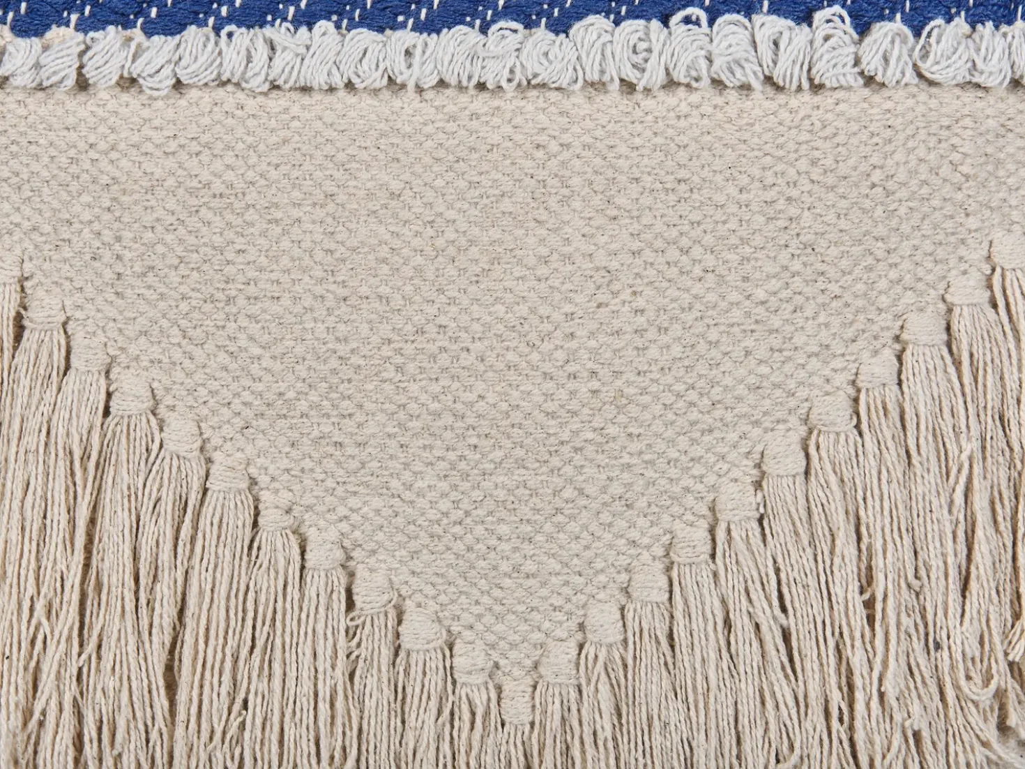 Set di 2 cuscini SOFCA Cotone 45 x 45 cm Beige Trama geometrica