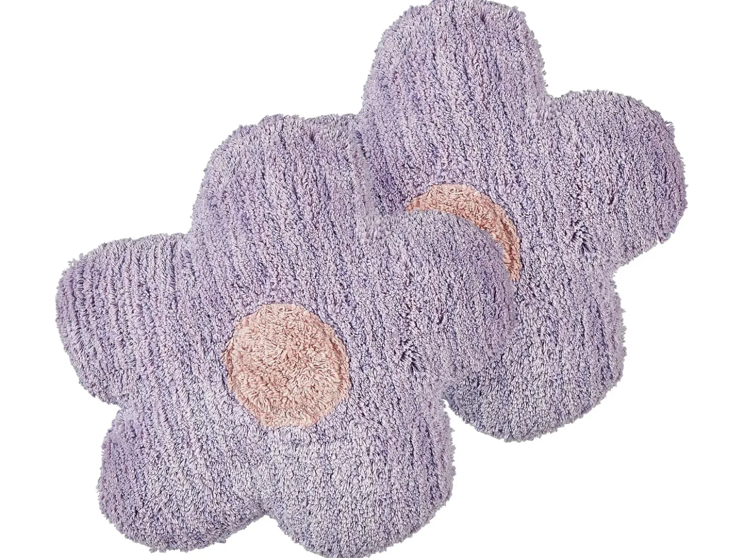 Set di 2 cuscini SORREL Cotone 30 x 30 cm Viola Fiore