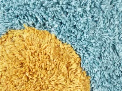 Set di 2 cuscini SORREL Cotone 30 x 30 cm Blu Fiore