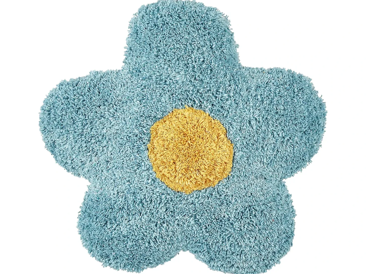 Set di 2 cuscini SORREL Cotone 30 x 30 cm Blu Fiore