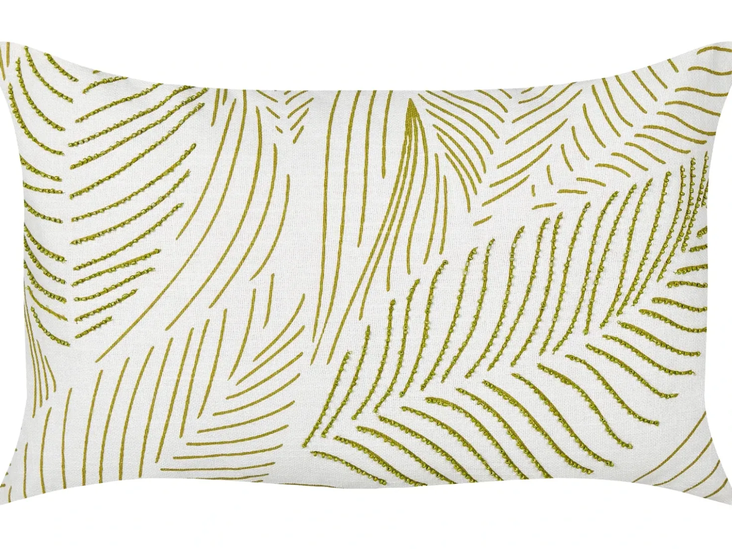 Set di 2 cuscini SPANDOREA Cotone 30 x 50 cm Verde Trama di piante