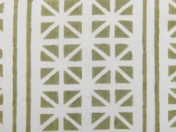 Set di 2 cuscini SYRINGA Cotone 45 x 45 cm Verde Trama geometrica