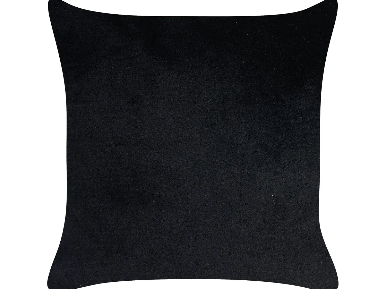 Set di 2 cuscini TALINUM Velluto 45 x 45 cm Nero Trama animale