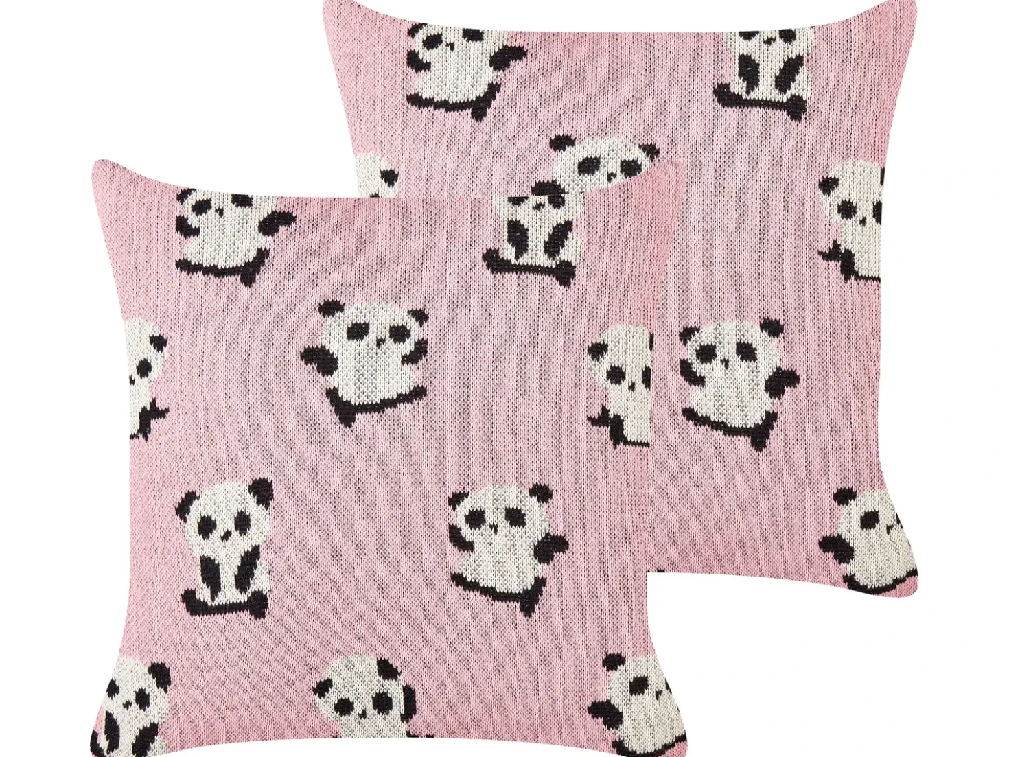 Set di 2 cuscini TALOKAN Cotone 45 x 45 cm Rosa