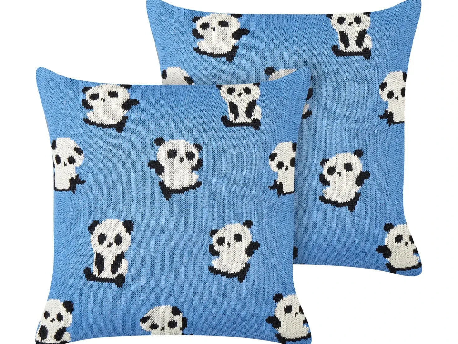 Set di 2 cuscini TALOKAN Cotone 45 x 45 cm Blu
