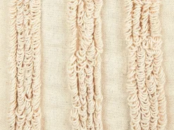 Set di 2 cuscini TATSOI Cotone 45 x 45 cm Beige Trama geometrica