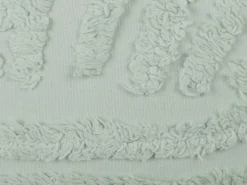 Set di 2 cuscini TELLIMA Cotone 45 x 45 cm Verde menta Trama geometrica