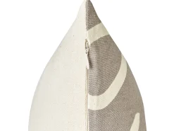 Set di 2 cuscini TELOPEA Cotone 45 x 45 cm Grigio Scritta