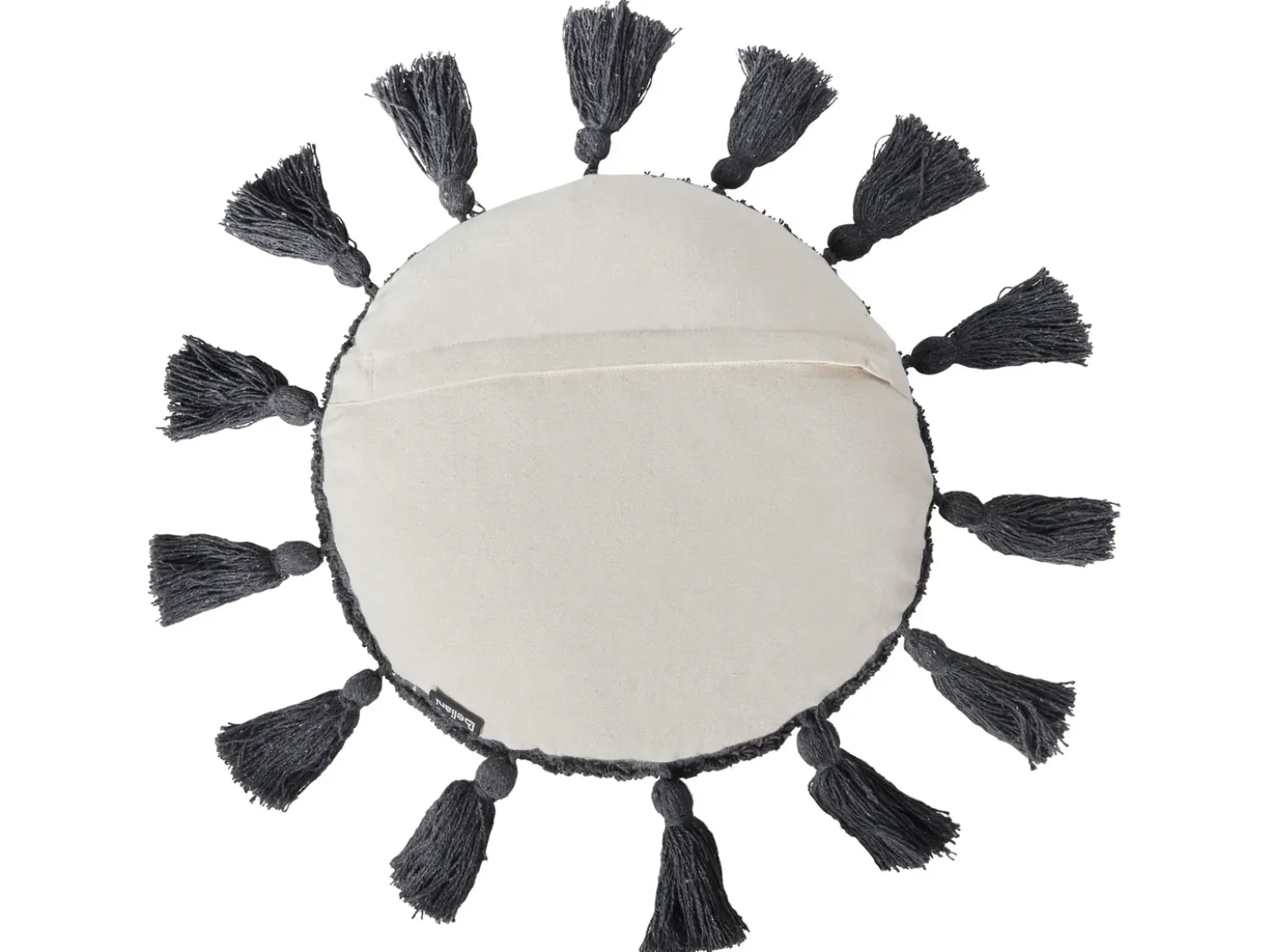 Set di 2 cuscini THISTLE Cotone 40 x 40 cm Bianco sporco
