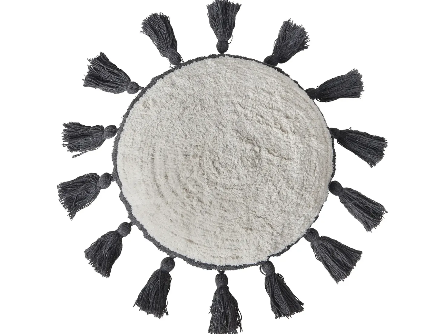 Set di 2 cuscini THISTLE Cotone 40 x 40 cm Bianco sporco