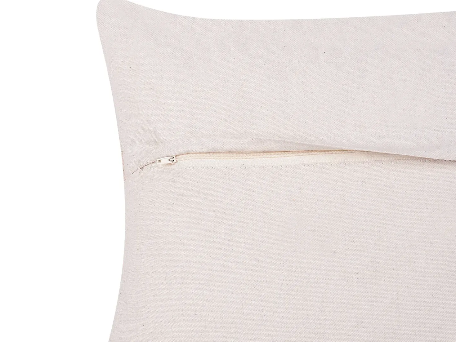Set di 2 cuscini THONDI Cotone 45 x 45 cm Beige A strisce