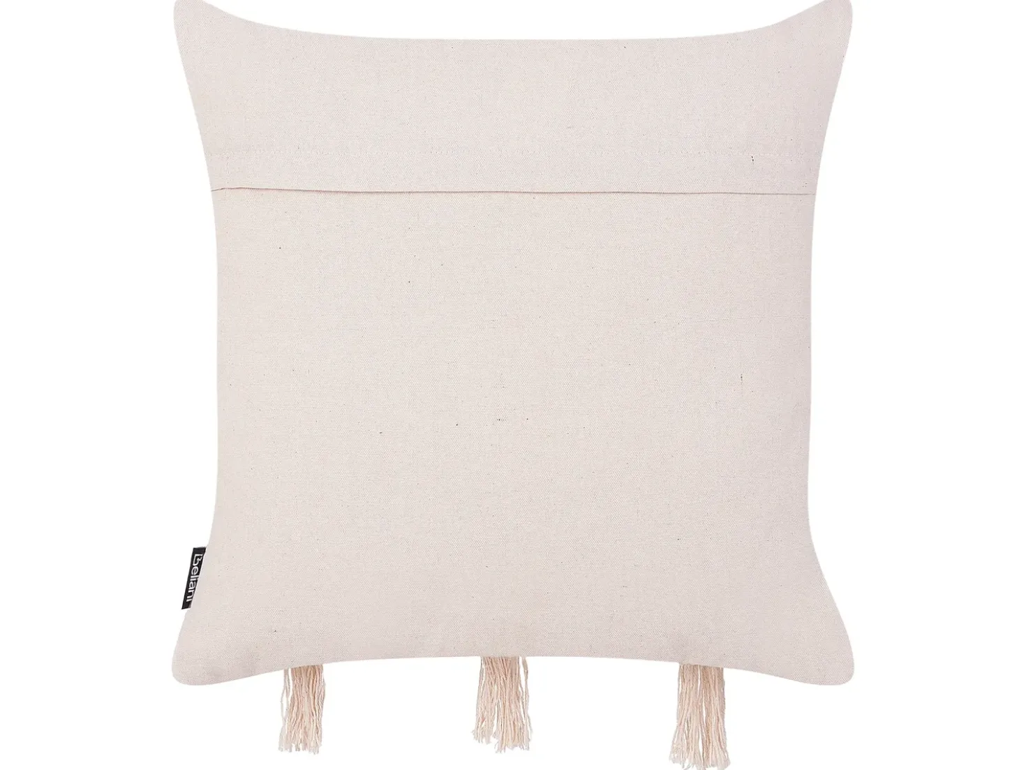 Set di 2 cuscini THONDI Cotone 45 x 45 cm Beige A strisce