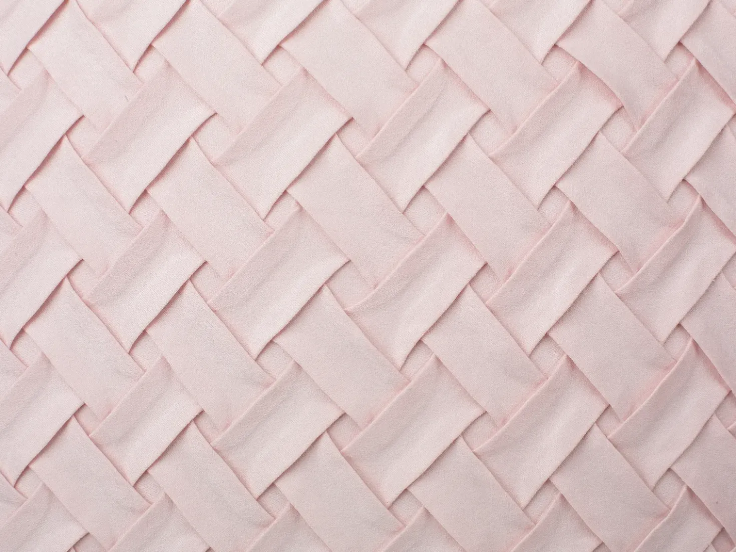 Set di 2 cuscini TITHONIA 45 x 45 cm Rosa Trama Chevron