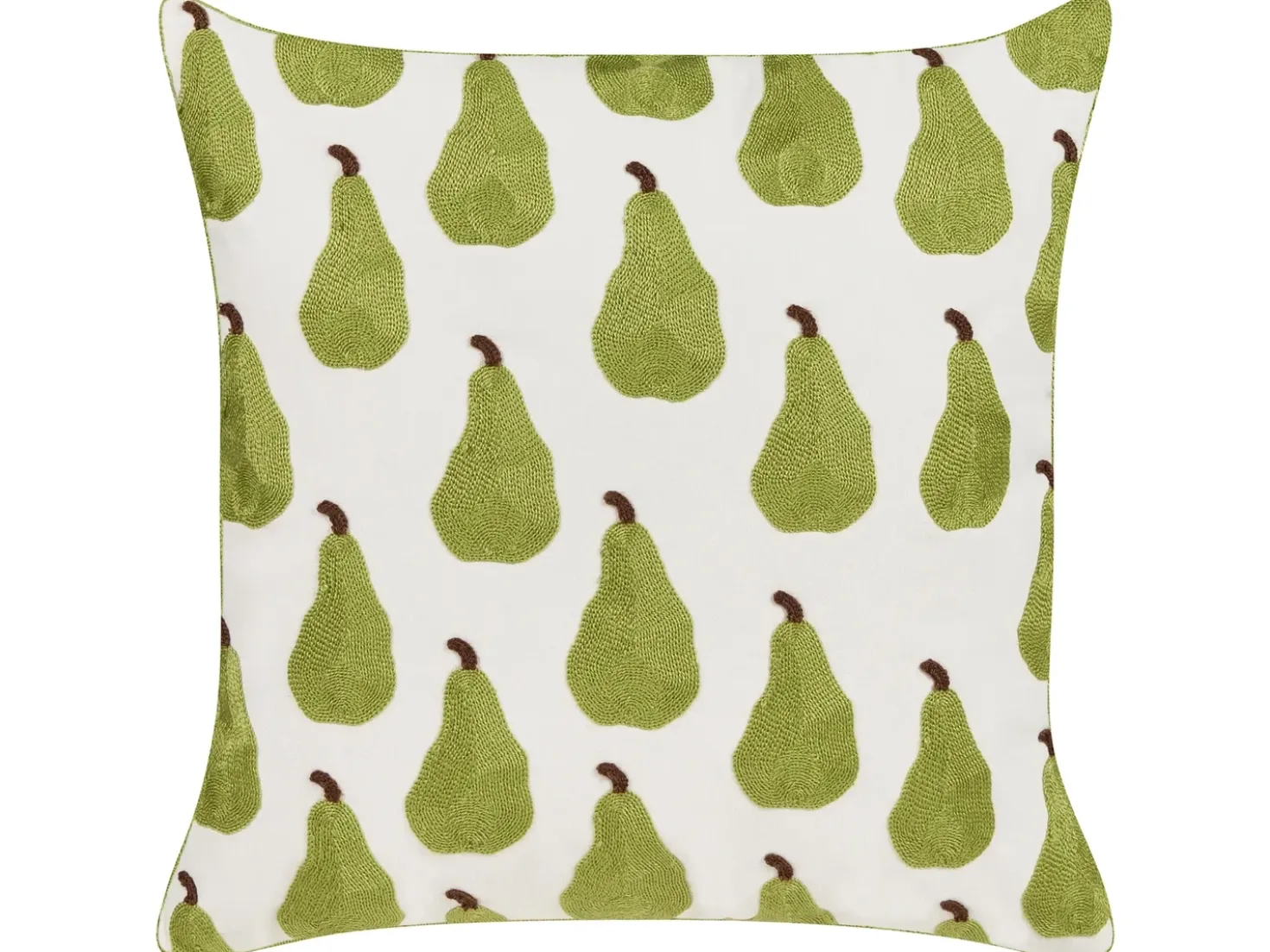 Set di 2 cuscini TRACHELIUM 45 x 45 cm Verde Trama di piante