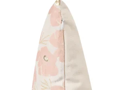 Set di 2 cuscini TRITELEIA Velluto 45 x 45 cm Rosa Trama floreale