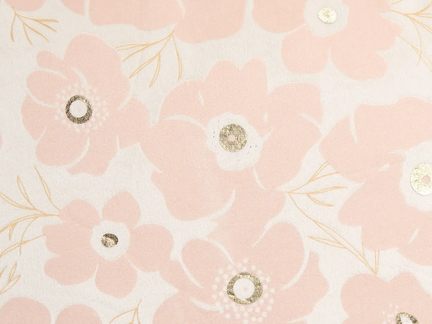 Set di 2 cuscini TRITELEIA Velluto 45 x 45 cm Rosa Trama floreale