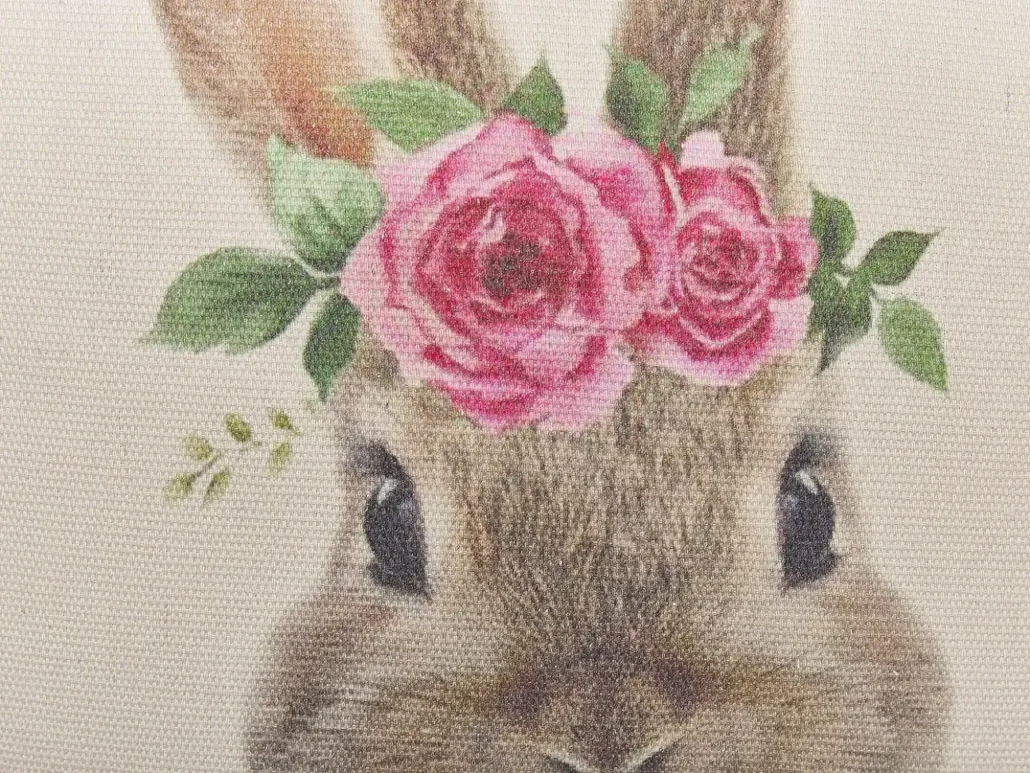 Set di 2 cuscini TULIPA 45 x 45 cm Tortora