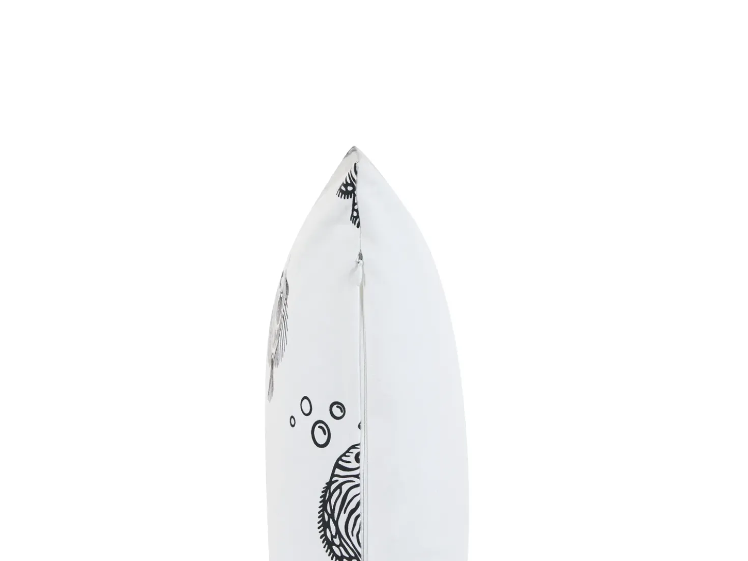 Set di 2 cuscini TWEEDIA Cotone 45 x 45 cm Bianco