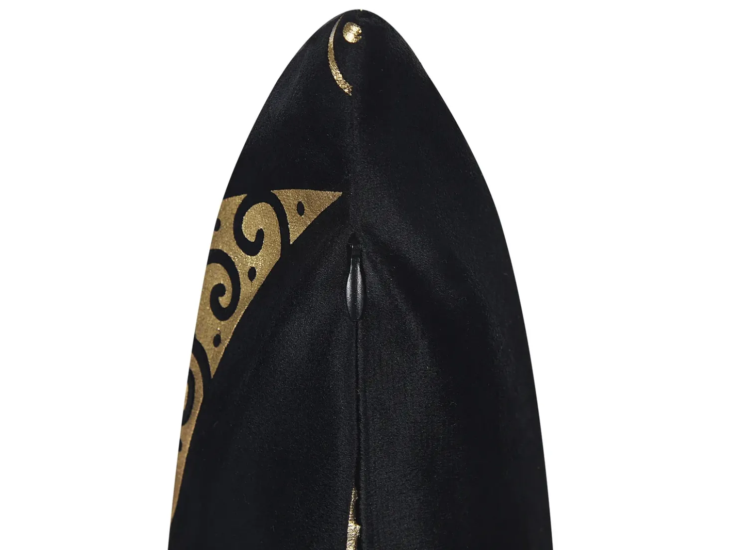 Set di 2 cuscini URSINIA Velluto 45 x 45 cm Oro Trama orientale