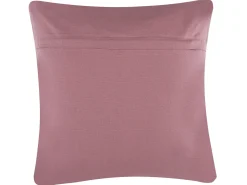 Set di 2 cuscini VAKAYAR Cotone 45 x 45 cm Rosa Trama floreale