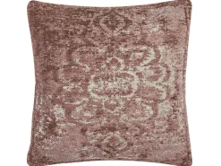 Set di 2 cuscini VAKAYAR Cotone 45 x 45 cm Rosa Trama floreale