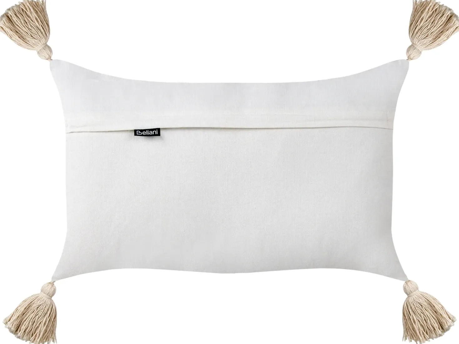 Set di 2 cuscini VALVARIA Cotone 30 x 50 cm Bianco sporco Trama Chevron