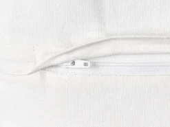 Set di 2 cuscini VALVARIA Cotone 30 x 50 cm Bianco sporco Trama Chevron