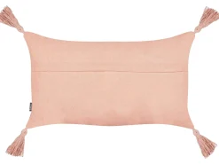 Set di 2 cuscini VALVARIA Cotone 30 x 50 cm Rosa pesca Trama Chevron