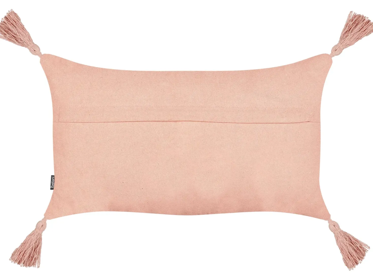 Set di 2 cuscini VALVARIA Cotone 30 x 50 cm Rosa pesca Trama Chevron