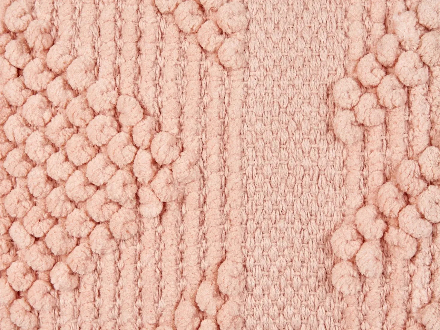 Set di 2 cuscini VALVARIA Cotone 30 x 50 cm Rosa pesca Trama Chevron