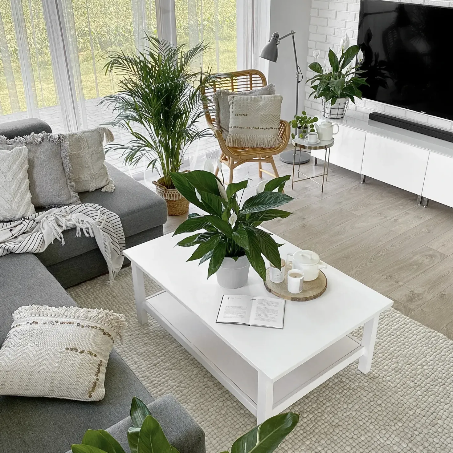 Set di 2 cuscini VAYALI Cotone 45 x 45 cm Beige A strisce