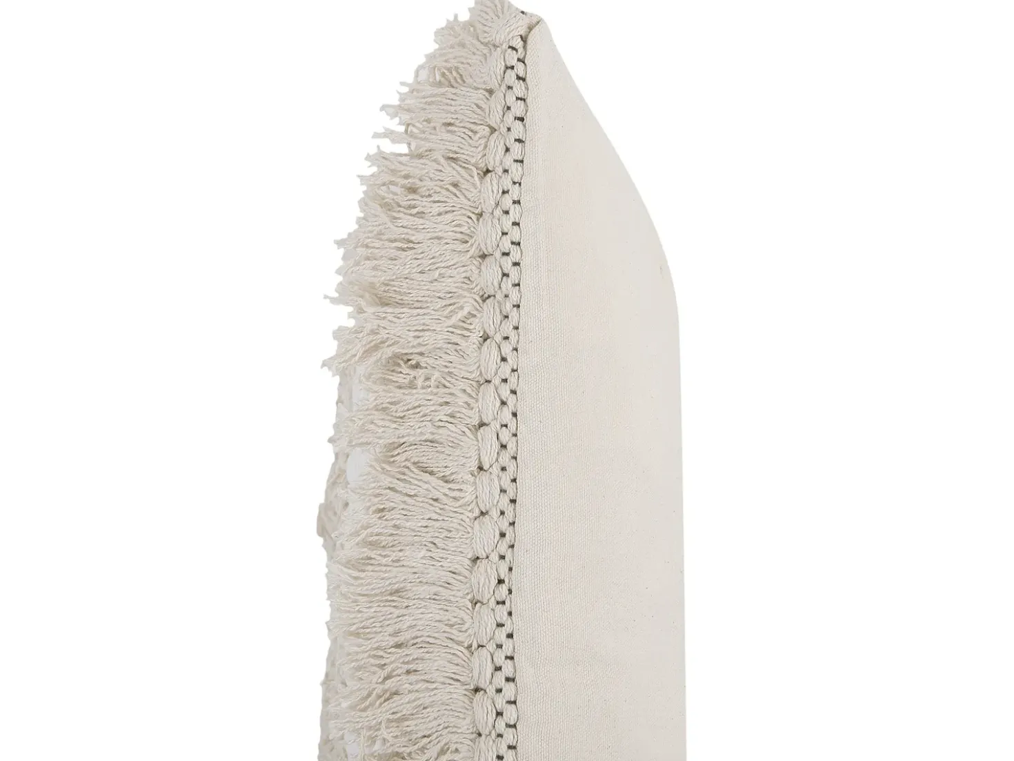 Set di 2 cuscini VILLUR Cotone 45 x 45 cm Beige A strisce