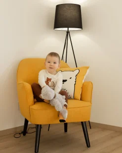 Set di 2 cuscini WARANASI Cotone 45 x 45 cm Giallo