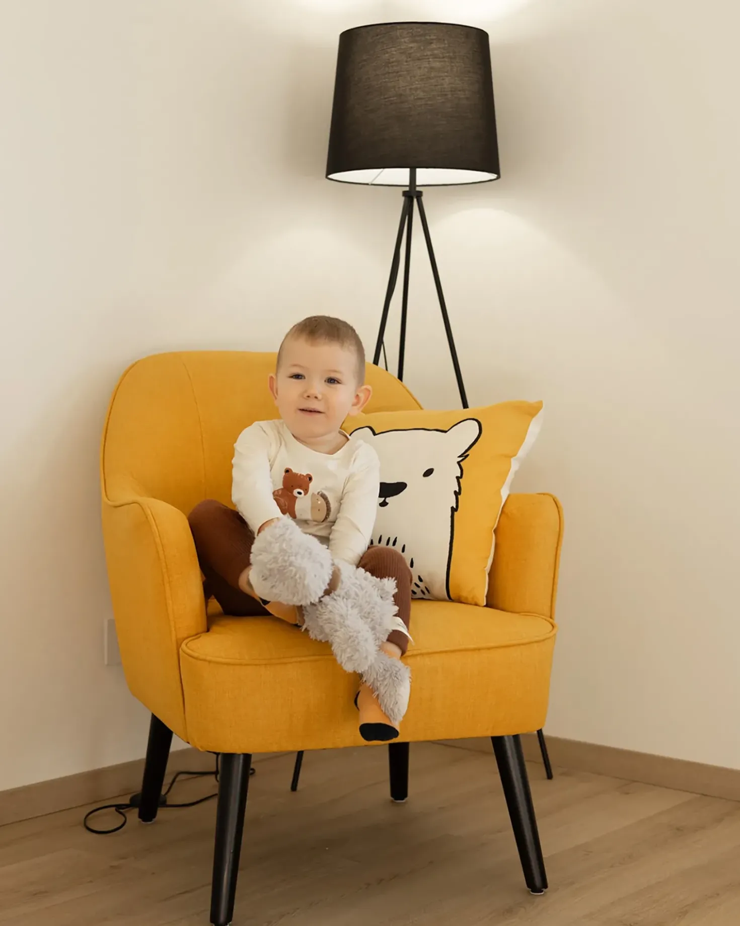 Set di 2 cuscini WARANASI Cotone 45 x 45 cm Giallo