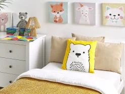 Set di 2 cuscini WARANASI Cotone 45 x 45 cm Giallo