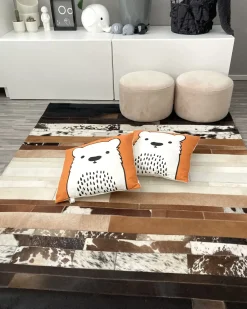 Set di 2 cuscini WARANASI Cotone 45 x 45 cm Arancione