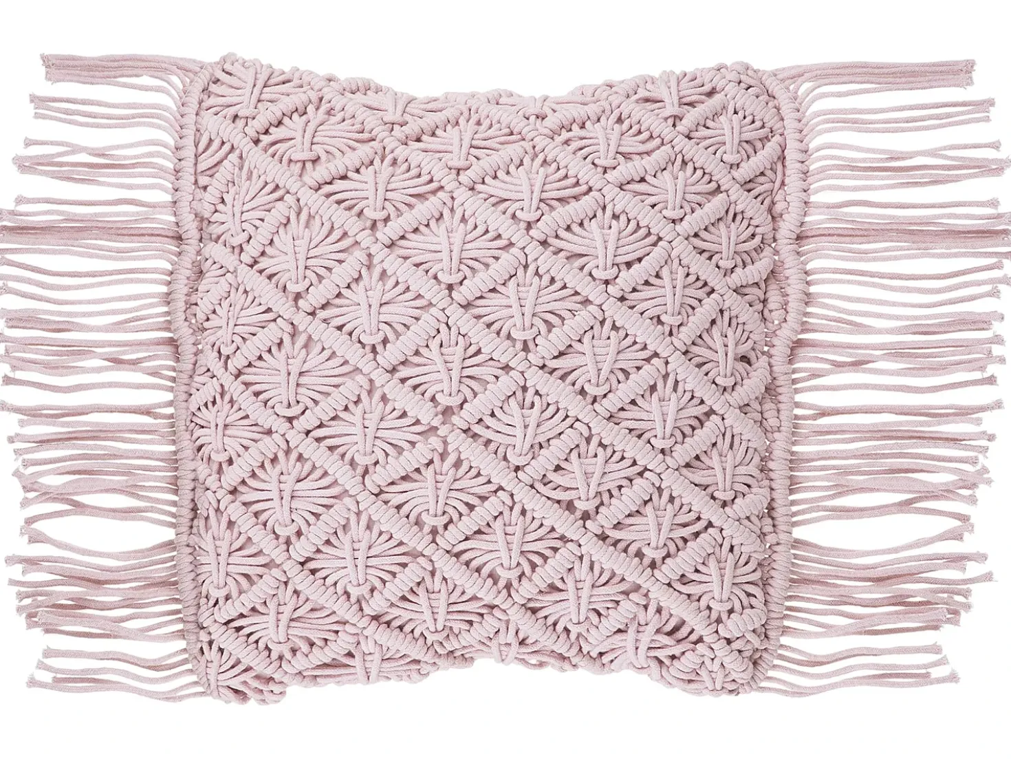Set di 2 cuscini YANIKLAR Cotone 40 x 40 cm Rosa Trama geometrica