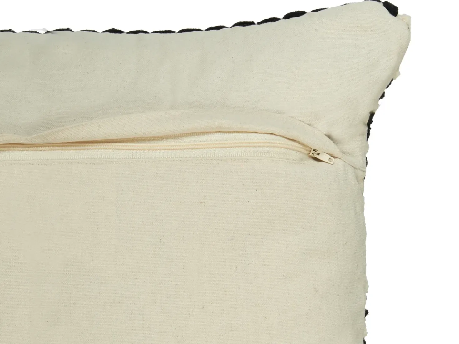Set di 2 cuscini YONCALI Cotone 45 x 45 cm Nero Trama a scacchi