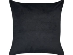 Set di 2 cuscini YUZURI Velluto 45 x 45 cm Nero Trama animale