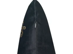 Set di 2 cuscini YUZURI Velluto 45 x 45 cm Nero Trama animale