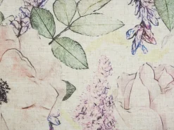 Set di 2 cuscini ZAHRIYE 45 x 45 cm Viola Trama floreale